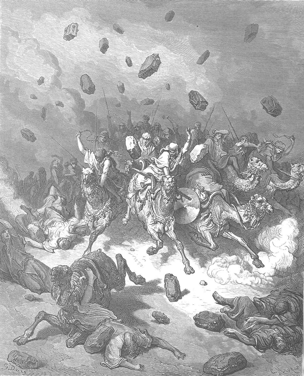 Gustave Doré - Destruction of the Army of the Amorites