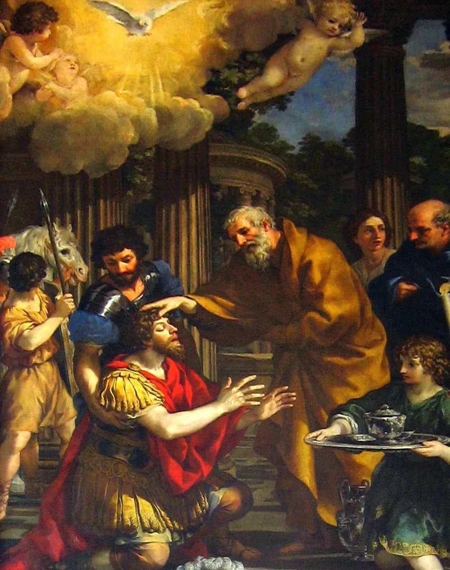 Ananias restoring the sight of Saint Paul