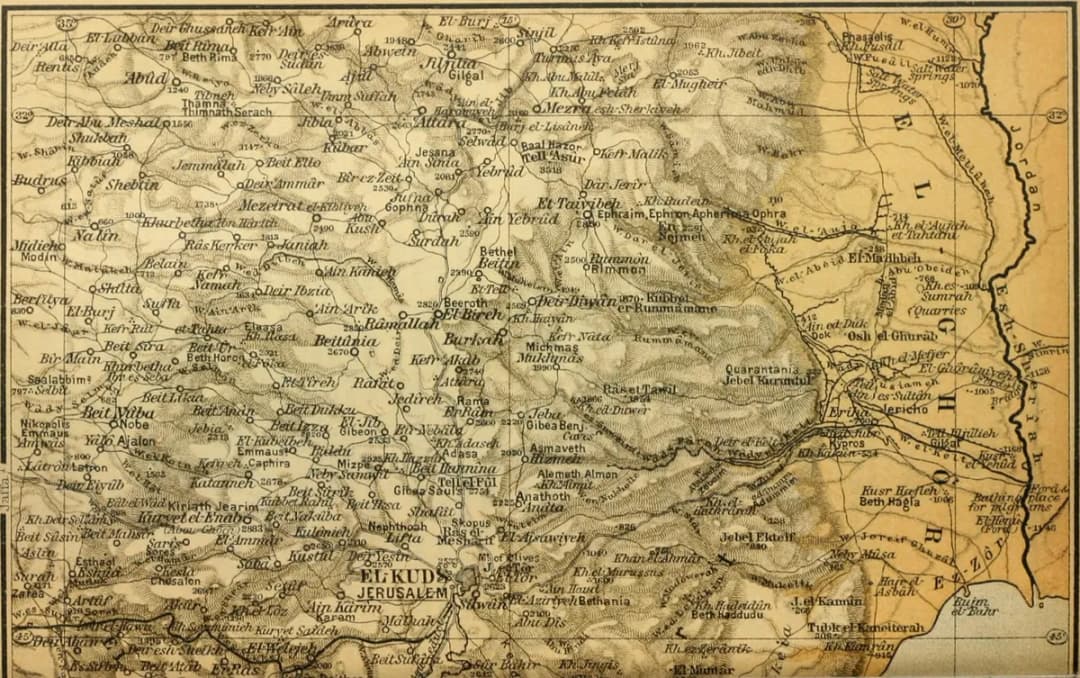 Palestine and Syria with the chief routes through Mesopotamia and Babylonia; handbook for travellers; (1906) (14781457971)