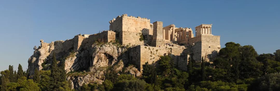 20101024 Acropolis panoramic view from Areopagus hill Athens Greece