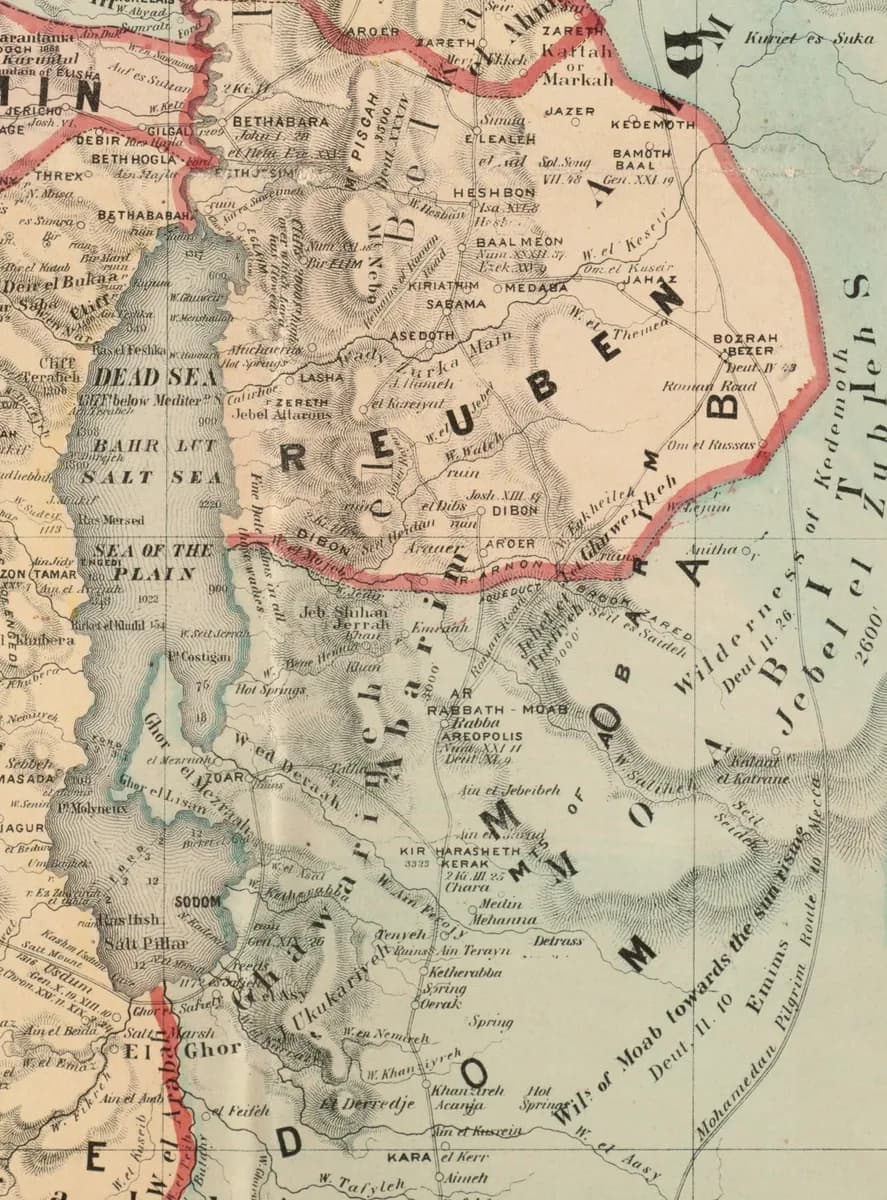 The Bible Reader's Map.