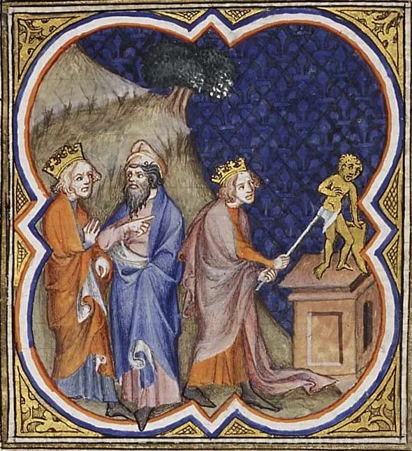 Asa destroys the idols