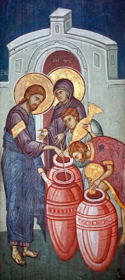 Marriage at Cana-Decani-monastery-small