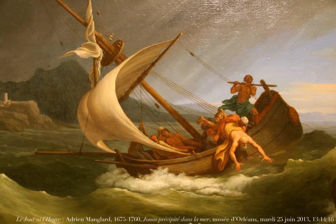 Adrien Manglard Storm Boat / Musée des Beaux-Arts d'Orléans