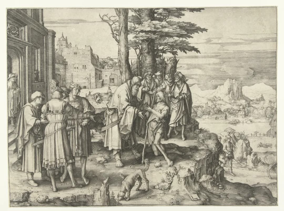 De terugkeer van de verloren zoon, RP-P-OB-1656