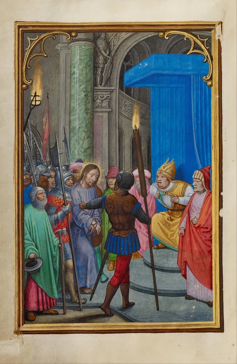 Christ before Caiaphastitle QS:P1476,en:"Christ before Caiaphas"