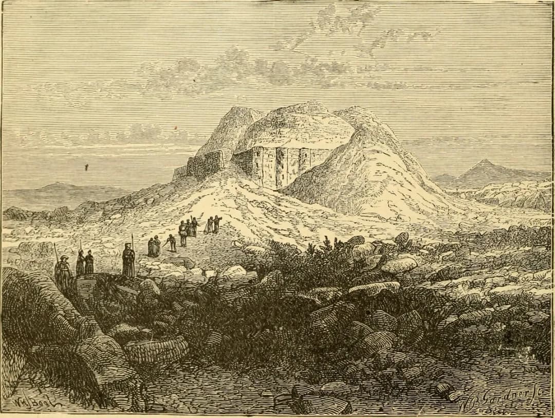 RUINS AND PLAIN OF MUGHEIR.—Drawn by W. H. Boot. from Ur of the Chaldees into Canaan. - Ridpath's history of the world; being an account of the ethnic origin, primitive estate, early migrations, social conditions and present promise of the principal families of men (1897) (14596923459)