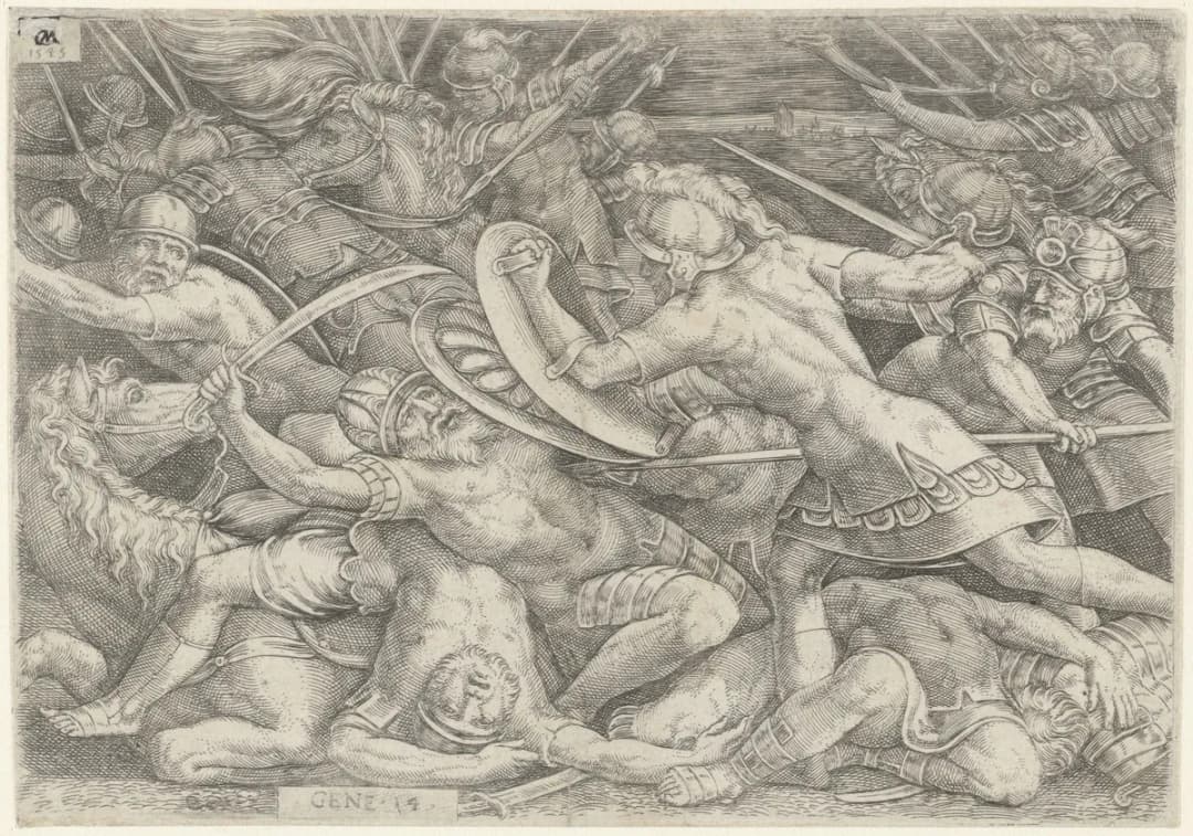 Strijd van Abraham tegen Kedorlaomer, RP-P-1912-319