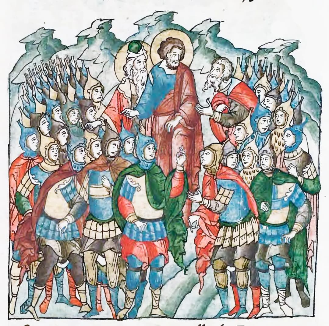 Facial Chronicle - b.02, p.010 - Moses counting Judah's kin