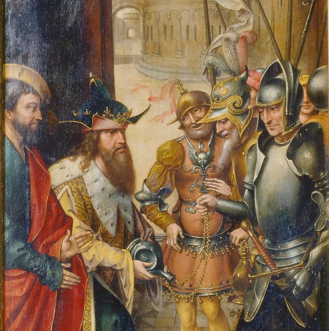 King David Receiving the Cistern Water of Bethlehem