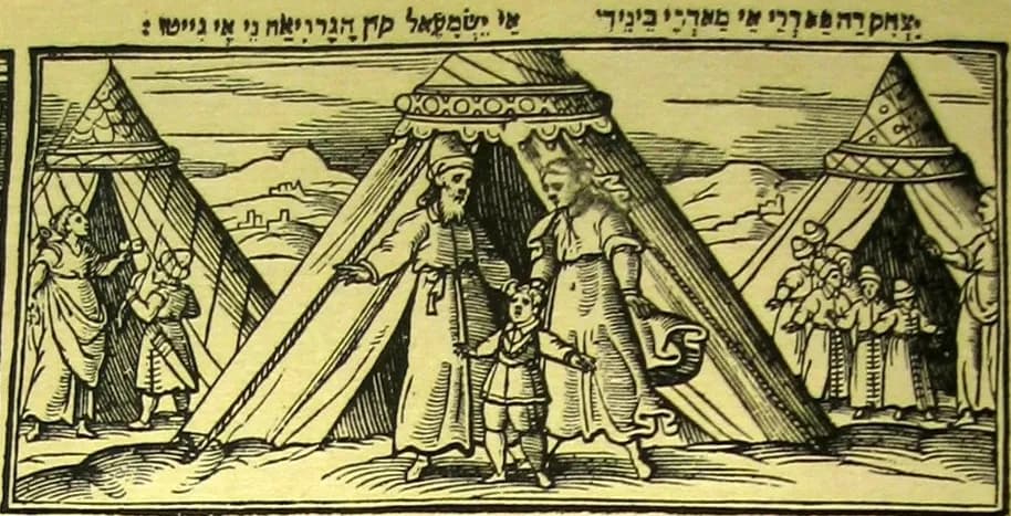 Venice Haggadah, Family of Abraham