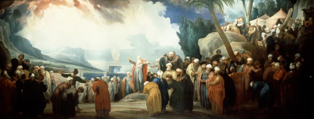 Moses elects the Council of Seventy Elders title QS:P1476,en:"Moses elects the Council of Seventy Elders "