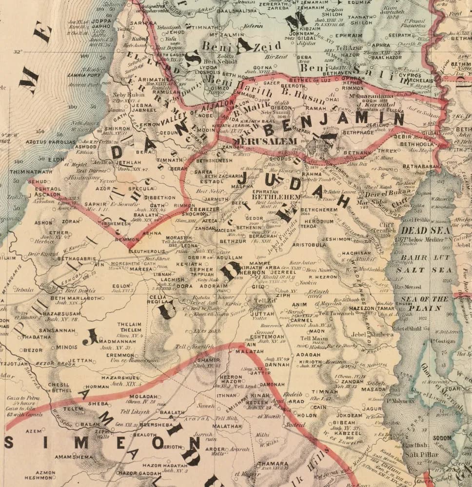 The Bible Reader's Map.