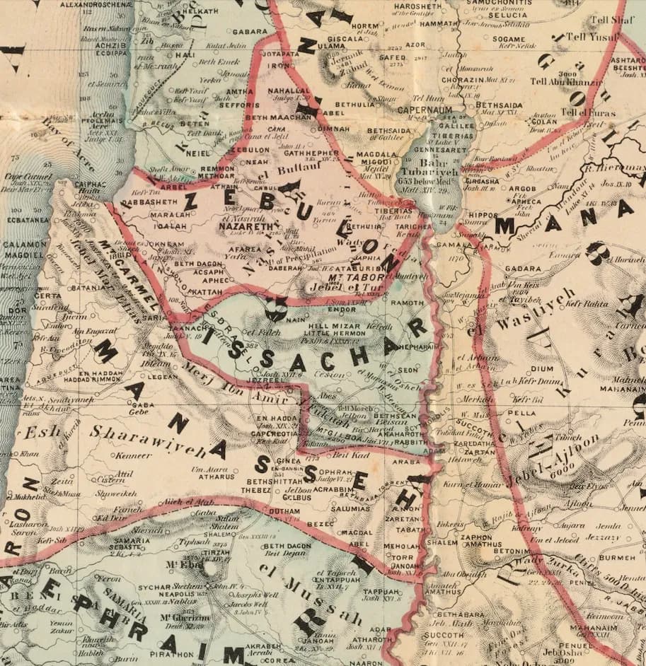 The Bible Reader's Map.