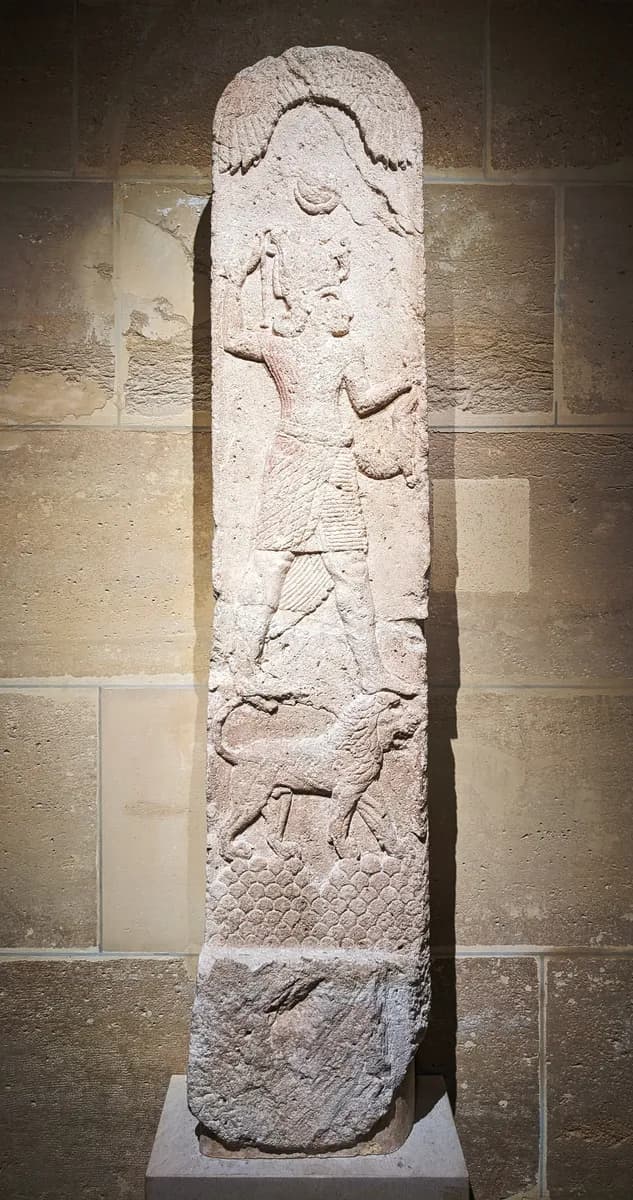 Stèle dite de Shadrafa - Musée du Louvre Antiquités orientales AO 22247