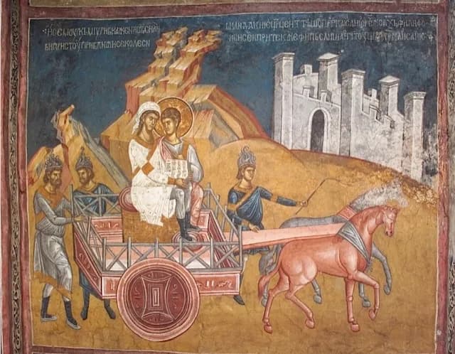 Baptism of the Eunuch, Visoki Dečani