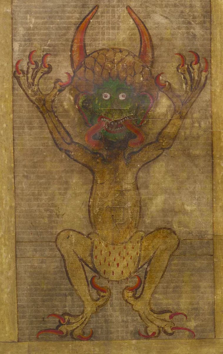 Codex Gigas fol 290r Devil
