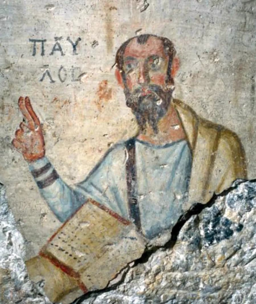 Fresco of Saint Paul at Ephesus