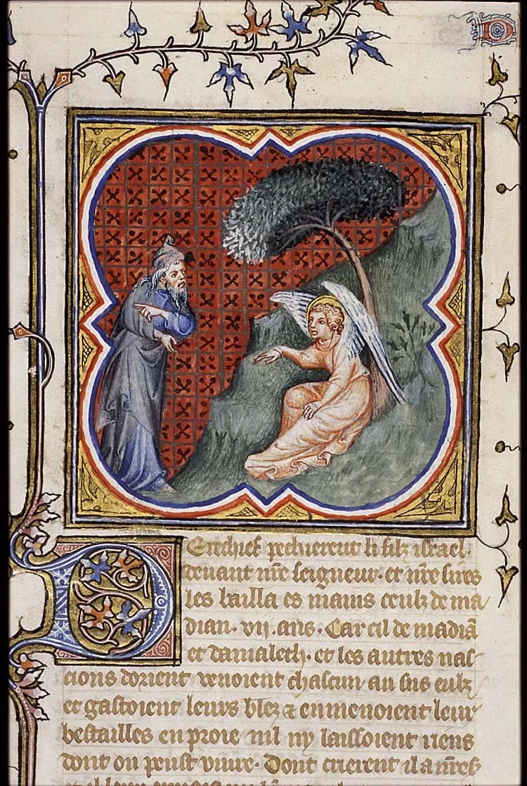 Gideon and the angel of the Lord