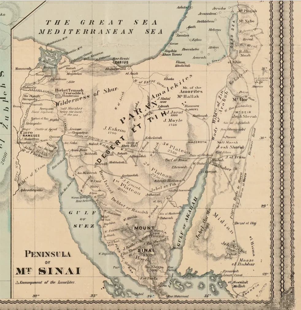 The Bible Reader's Map.