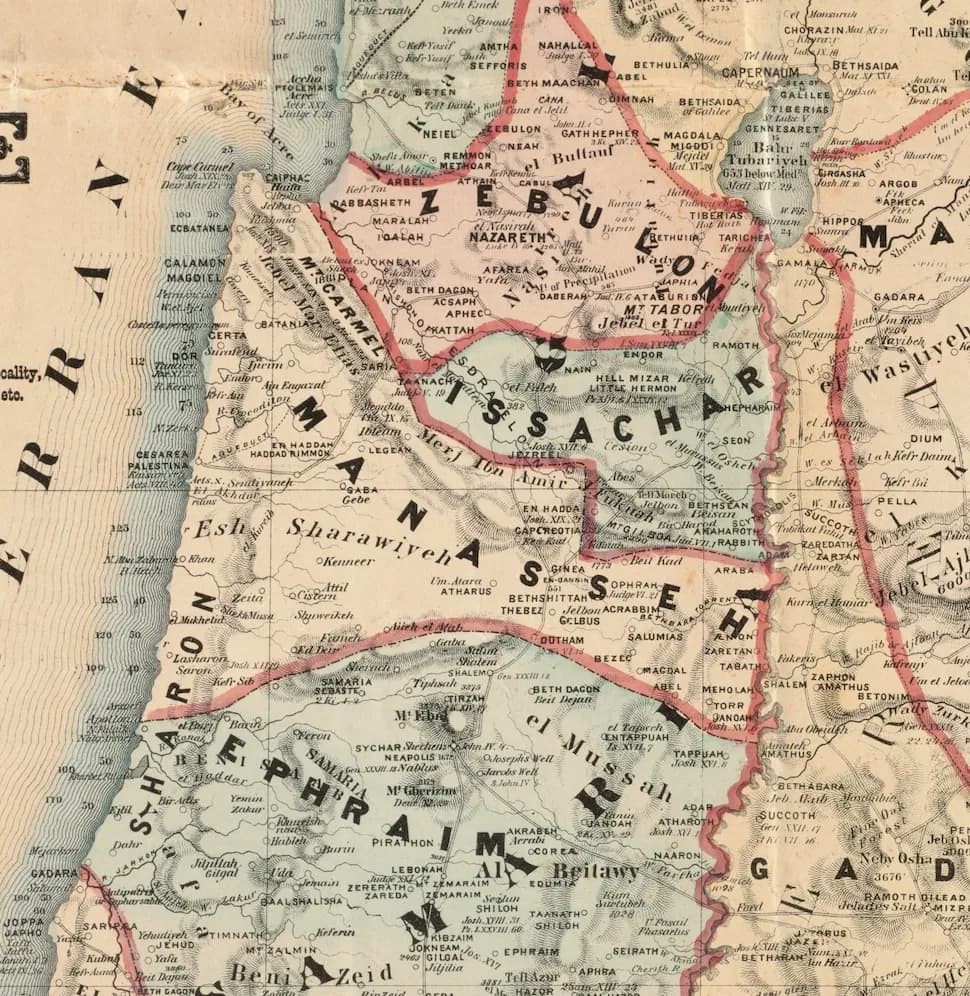 The Bible Reader's Map.