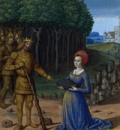 Abigaïl et David BnF Français 55 fol. 55v