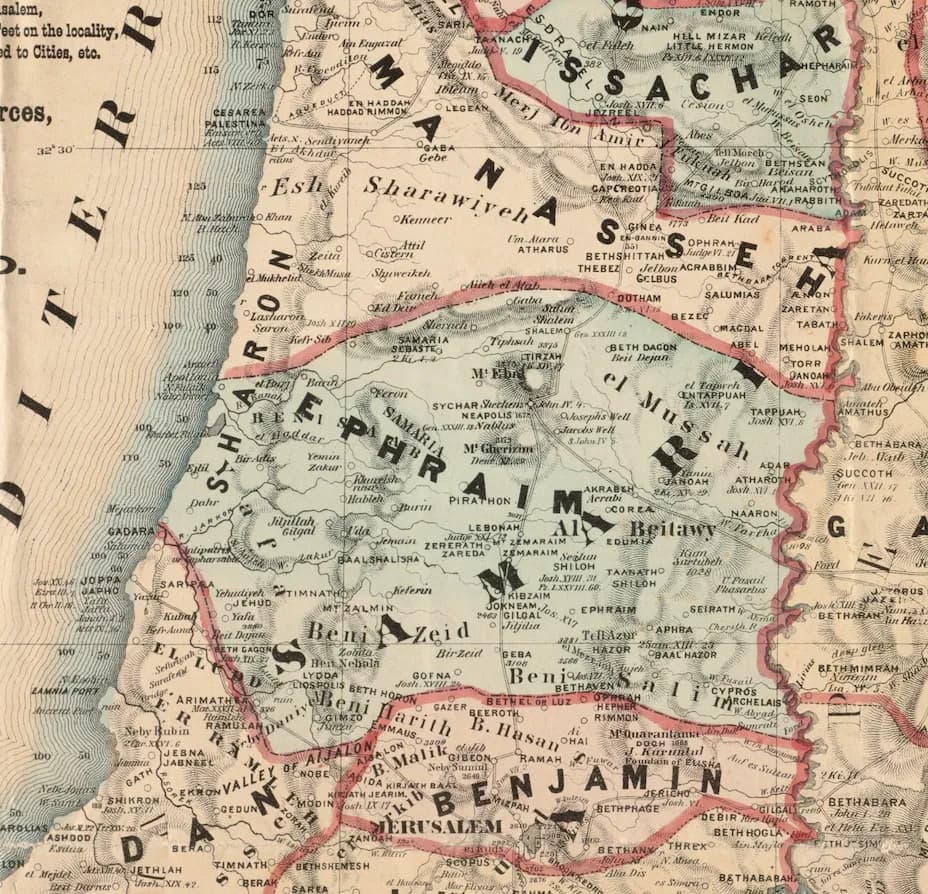 The Bible Reader's Map.