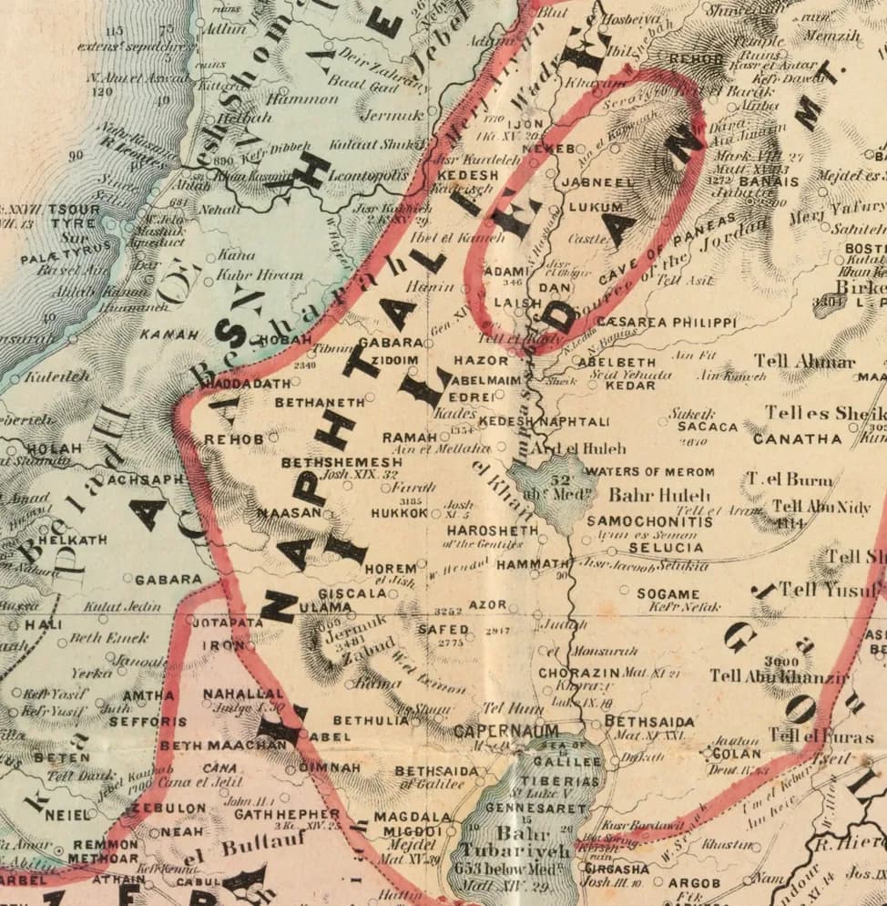 The Bible Reader's Map.