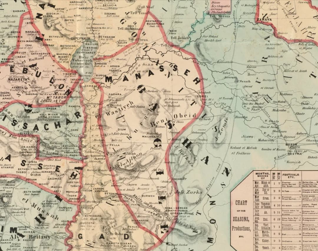 The Bible Reader's Map.
