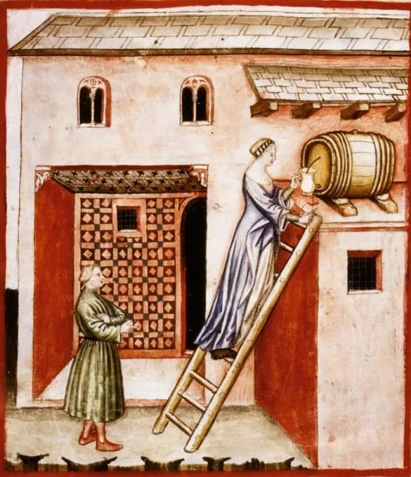 Theatrum sanitatis by Ububchasym de Baldach: 'Acetum'