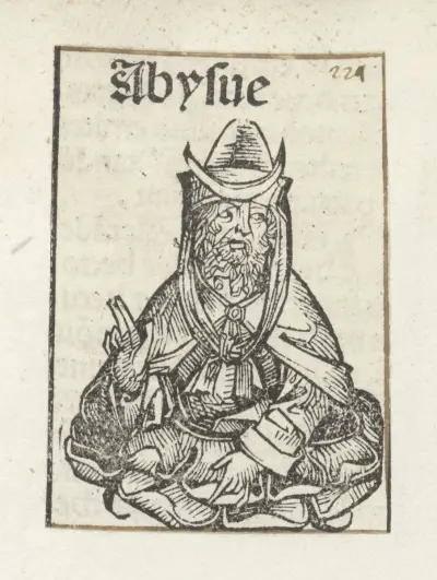 Abisua Abysue (titel op object) Liber Chronicarum (serietitel), RP-P-2016-49-23-2