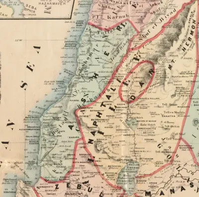 The Bible Reader's Map.