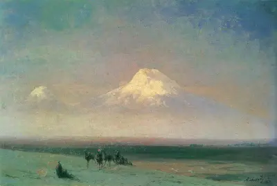 Valley of Mount Ararat by Ivan Aivazovsky (1882)