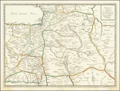 1653 map of Ancient Armenia by Philippe de la Rue
