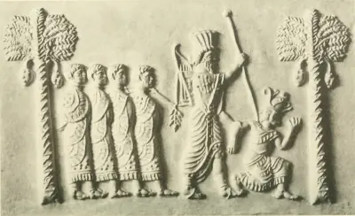 Image from page 45 of "Ancient seals of the Near East" (1940)