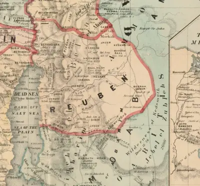 The Bible Reader's Map.