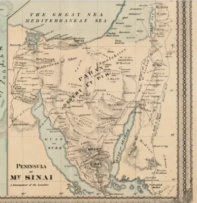 The Bible Reader's Map.