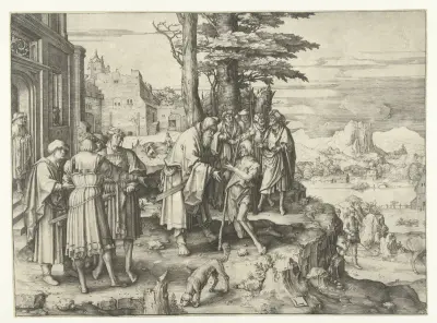 De terugkeer van de verloren zoon, RP-P-OB-1656