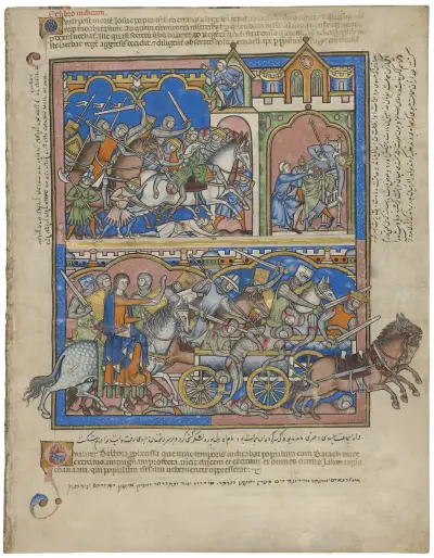 Maciejowski Bible - Morgan Library &amp; Museum MS M.638, fol. 12r