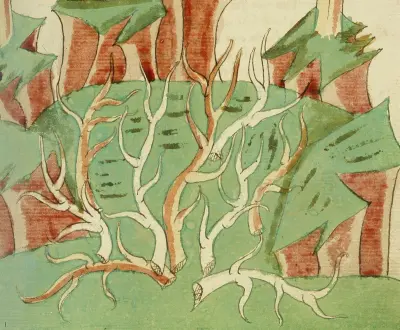 A Landscape with Trees, Thorn Bushes, and a Dove