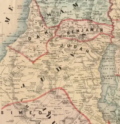 The Bible Reader's Map.