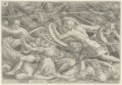 Strijd van Abraham tegen Kedorlaomer, RP-P-1912-319