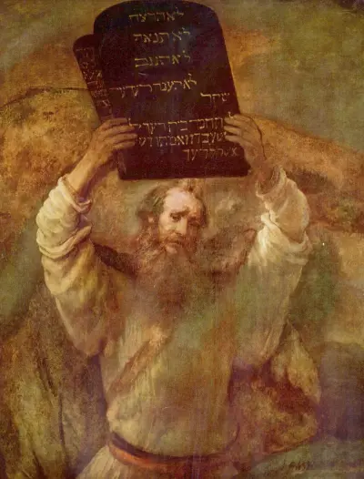 Moses Smashing the Tablets of the Law