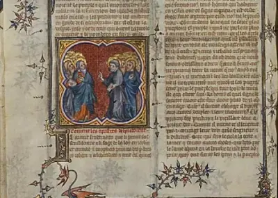 St. Peter and St. John are questioned by the high priest and the Sanhedrin