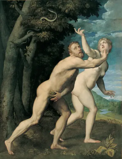 French:  Adam et Eve Adam et Evetitle QS:P1476,fr:"Adam et Eve "