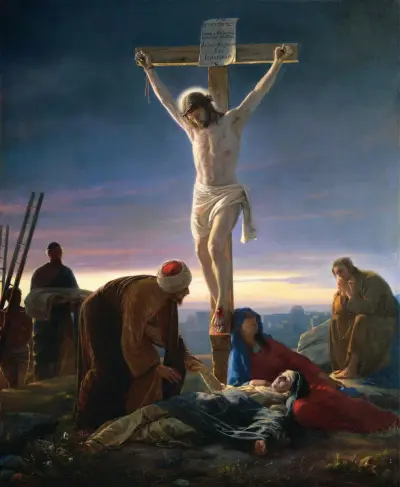 Christ at the Cross - Cristo en la Cruz
