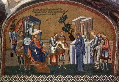 Mary and Joseph register as part of the Census of Quirinius