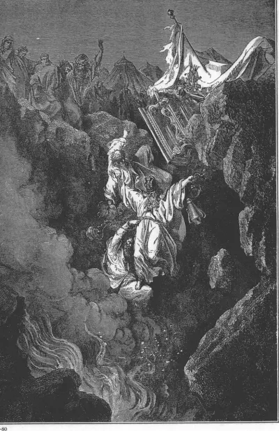 Dore Death of Korah, Dathan and Abiram