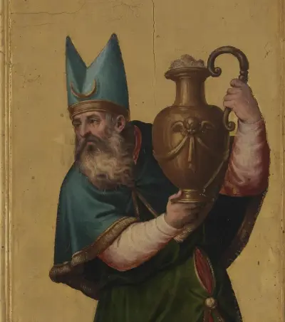 Spanish:  El sumo sacerdote Aarón The High Priest Aarontitle QS:P1476,es:"El sumo sacerdote Aarón "