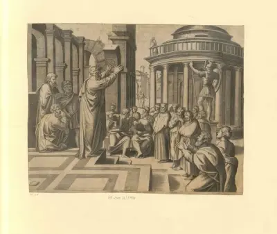 Raimondi - Paulus predigt in Athen, ItI2018